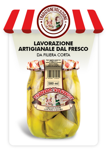Carciofi con pepe e alloro - Formato 580 mL